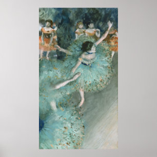 Póster Swaying Dancer (Dancer in Green) Edgar Degas