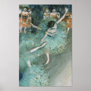 Póster Swaying Dancer (Dancer in Green) Edgar Degas