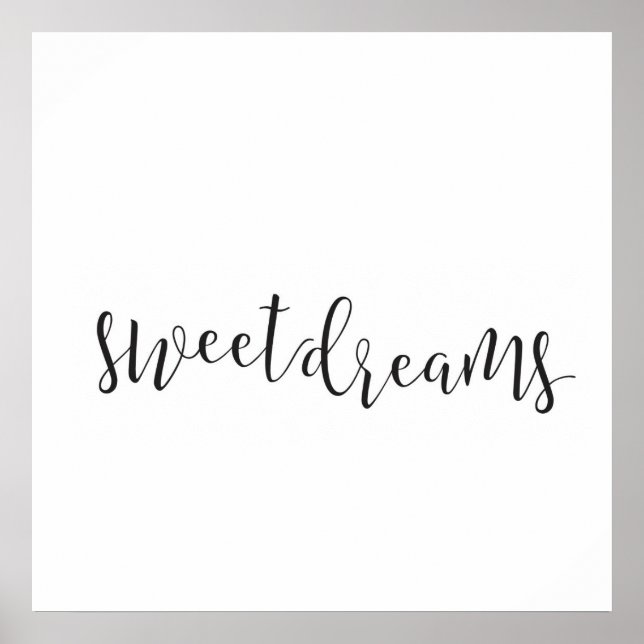 Póster Sweet Dreams Print (Frente)