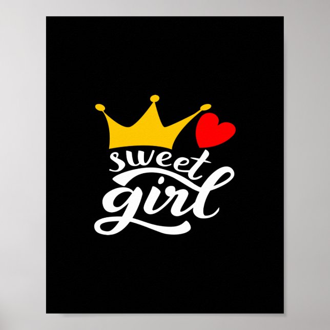 Póster sweet girl (Frente)