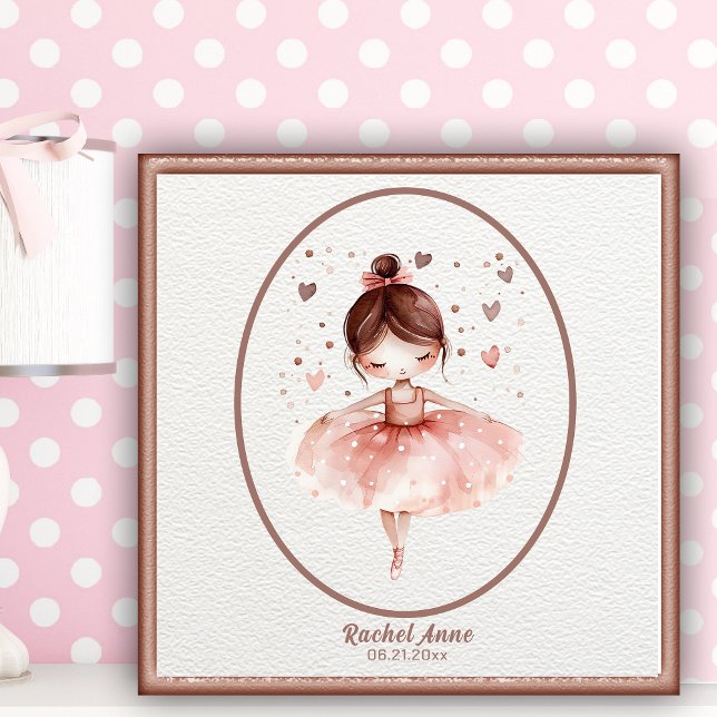 Póster Sweet Little Girl Ballerina Poster Wall Art (Subido por el creador)