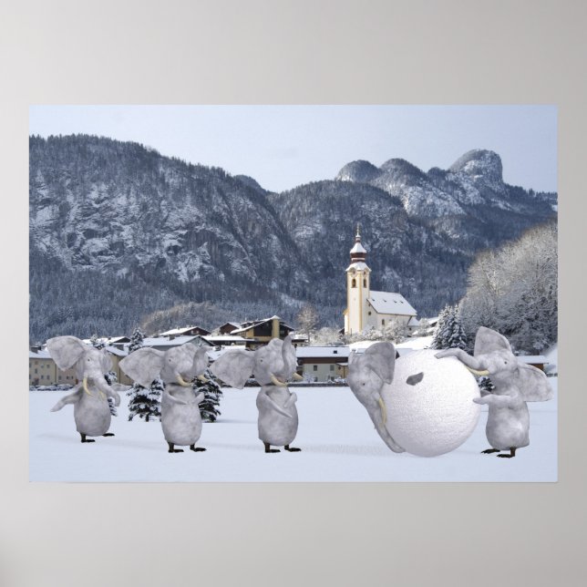 Póster Sweet Pengphants (Frente)