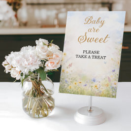Póster Sweet Wildflower Treat Table Baby in Bloom