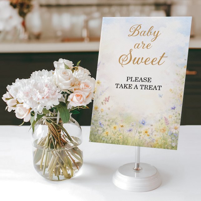 Póster Sweet Wildflower Treat Table Baby in Bloom (Subido por el creador)
