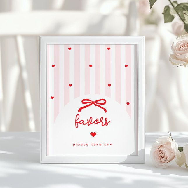 Póster Sweetheart Favors Valentines Baby Shower (Subido por el creador)