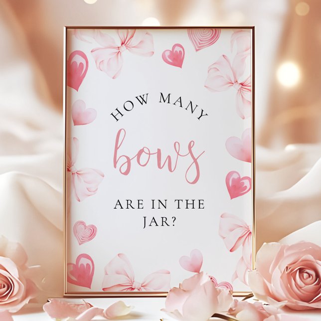 Póster Sweetheart How Many in the Jar Baby Shower Sign (Subido por el creador)