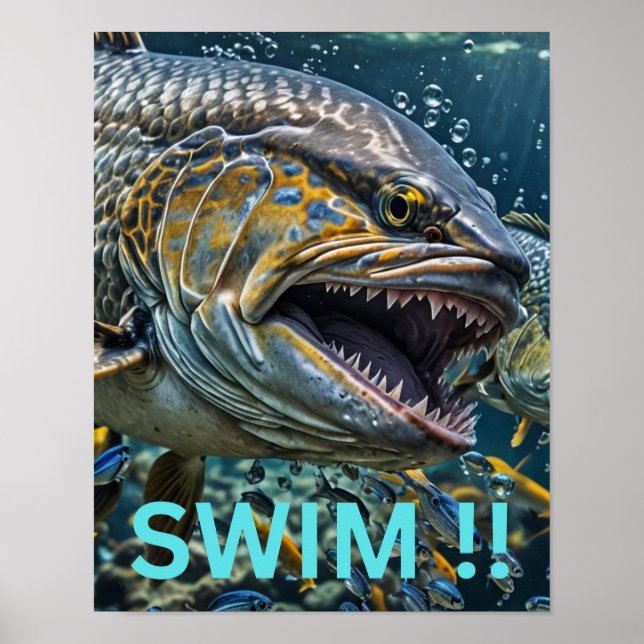Póster Swim !! (Frente)
