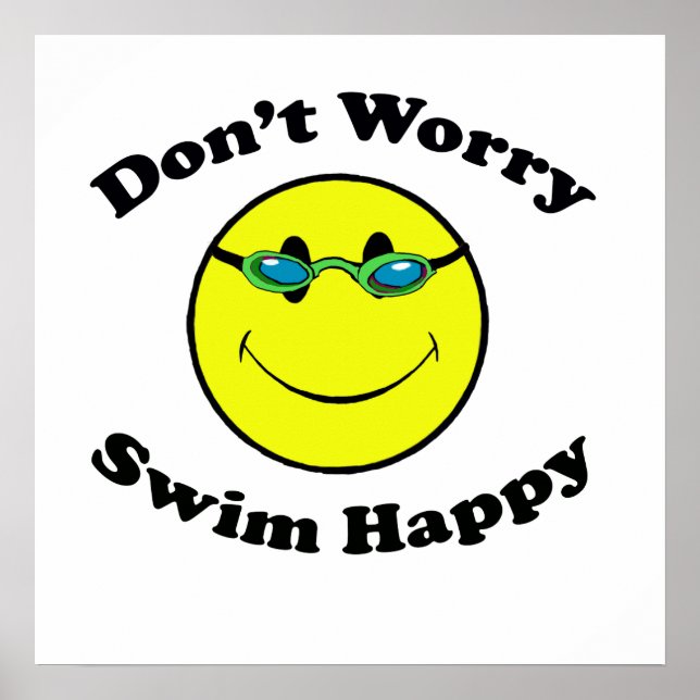 Póster Swim Happy (Frente)