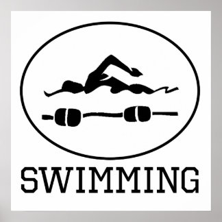 Póster Swimming