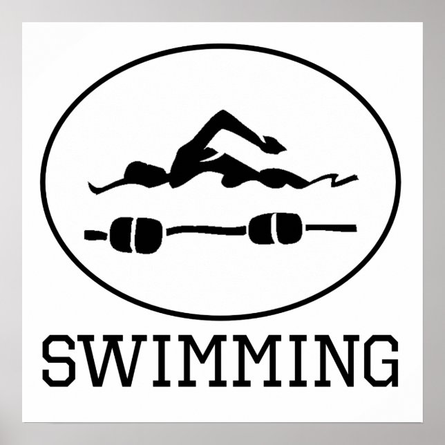 Póster Swimming (Frente)
