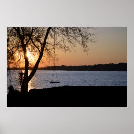 Póster Swing on the River