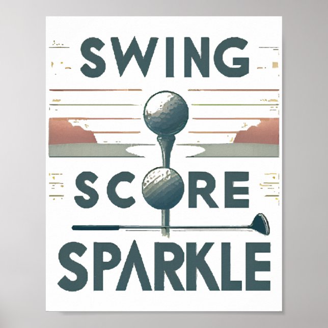 Póster Swing, Score, Sparkle (Frente)