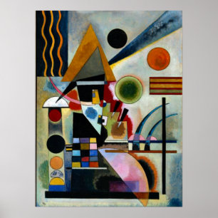 Póster Swinging, famoso cuadro de Kandinsky,