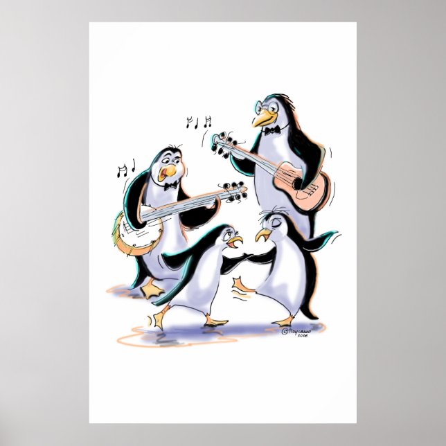 Póster sWiNgInG pEnGuInS (Frente)