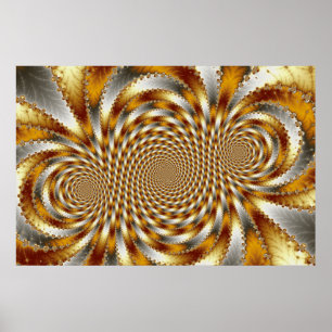 Póster Swirl Fractal 1 - Poster Fractal