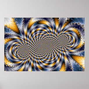 Póster Swirl Fractal 2 - Poster Fractal