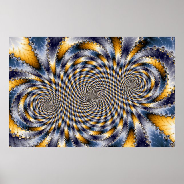 Póster Swirl Fractal 2 - Poster Fractal (Frente)