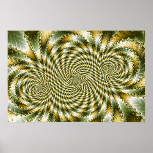 Póster Swirl Fractal 3 - Poster Fractal (Frente)