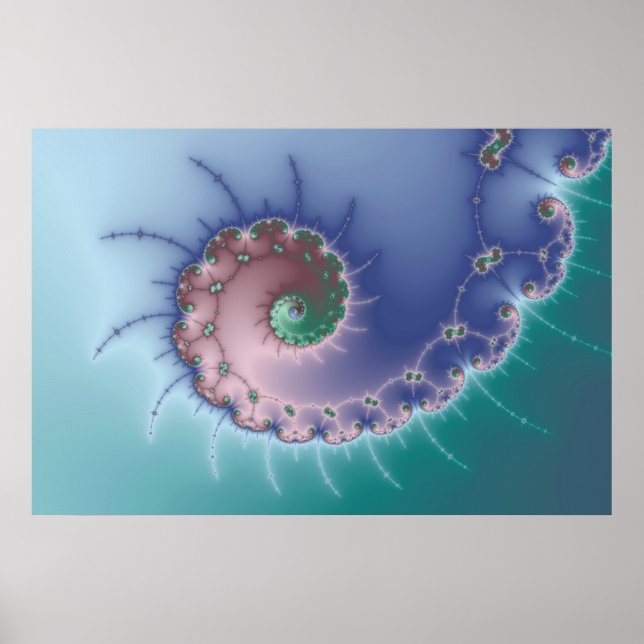 Póster Swirl - Poster Fractal (Frente)
