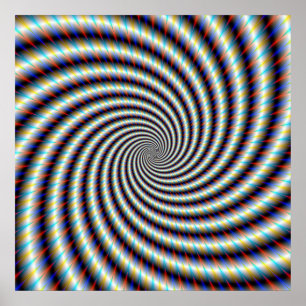 Póster Swirl Psychedelic