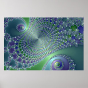 Póster Swirler - poster del fractal