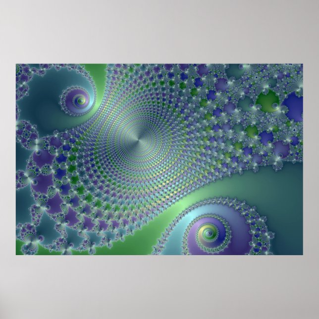 Póster Swirler - Poster Fractal (Frente)