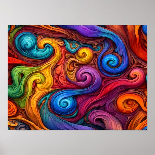Póster Swirls (Frente)