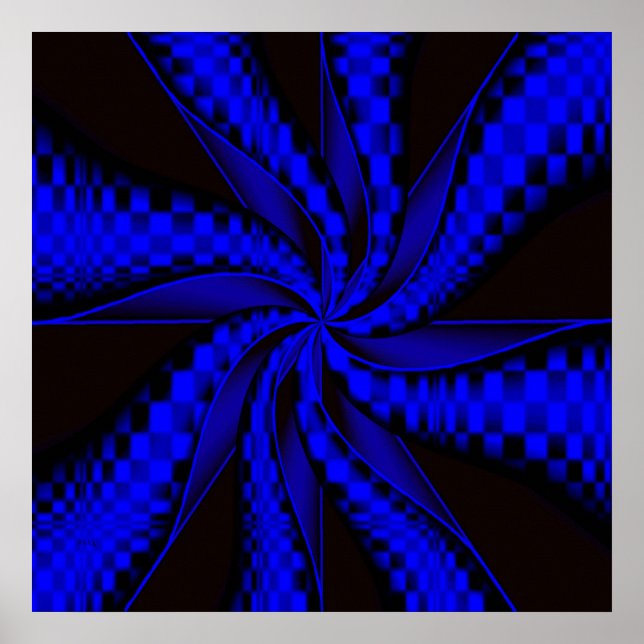 Póster Swirls a cuadros... (Frente)