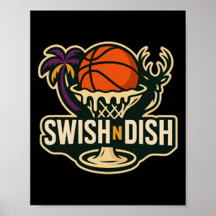 Póster Swish N Dish Show Aros de Aro Helado