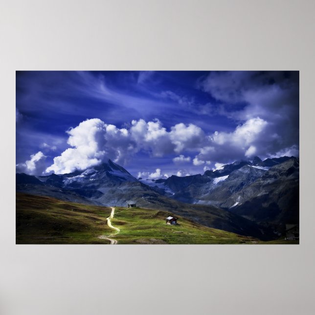 Póster Swiss Alps (Frente)
