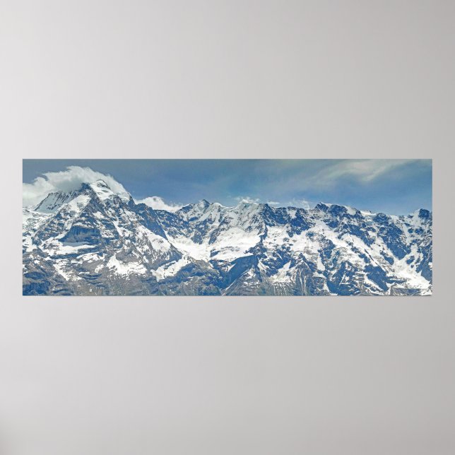 Póster Swiss Alps (Frente)