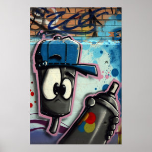 Póster Swiss Graffiti