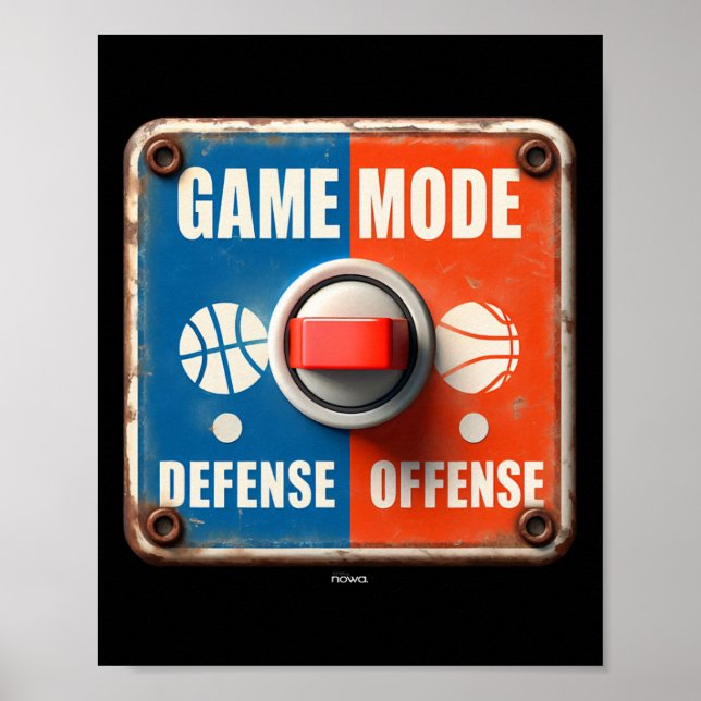 Póster Switch Between Offense And Defense - Ller Mode Sig (Frente)