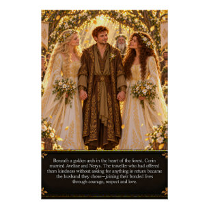 Póster Swordcallers Capítulo 7: La boda del Bosque Dorado