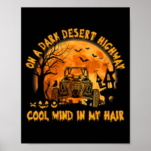 Póster Sxs Utv Dark Desert Highway Guay Mind Halloween Ri