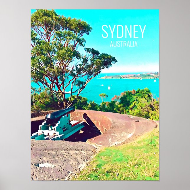 Póster Sydney Georges Head Mosman Australia (Frente)