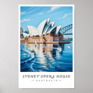 Póster Sydney Opera House Australia Wall Art