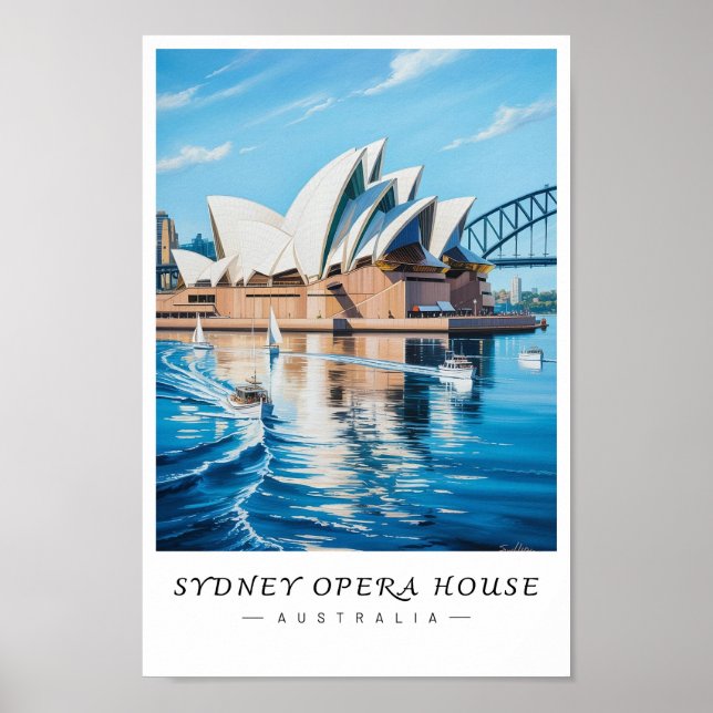 Póster Sydney Opera House Australia Wall Art (Frente)
