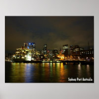 Sydney Port Australia/Night Sky