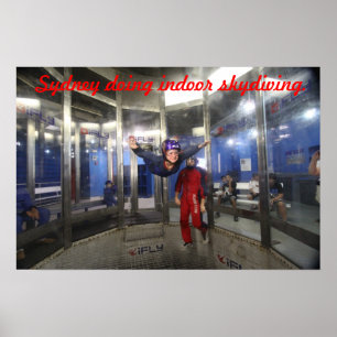 Póster Sydney poster indoor skydiving