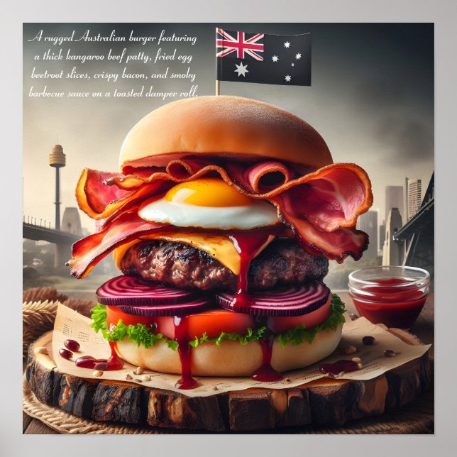 Póster Sydney Sizzle Burger (Frente)