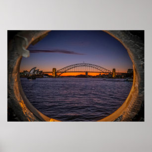 Póster Sydney Sunset