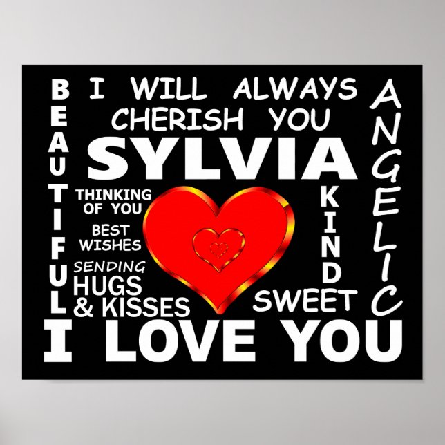 Póster Sylvia I Love You (Frente)