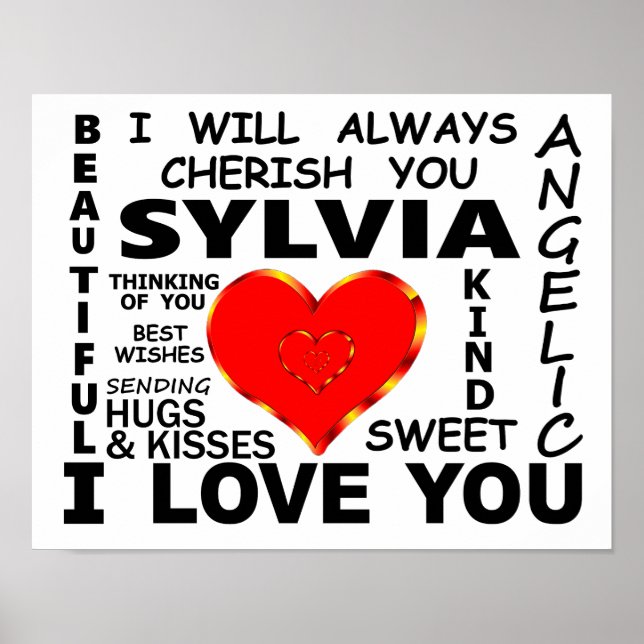 Póster Sylvia I Love You (Frente)