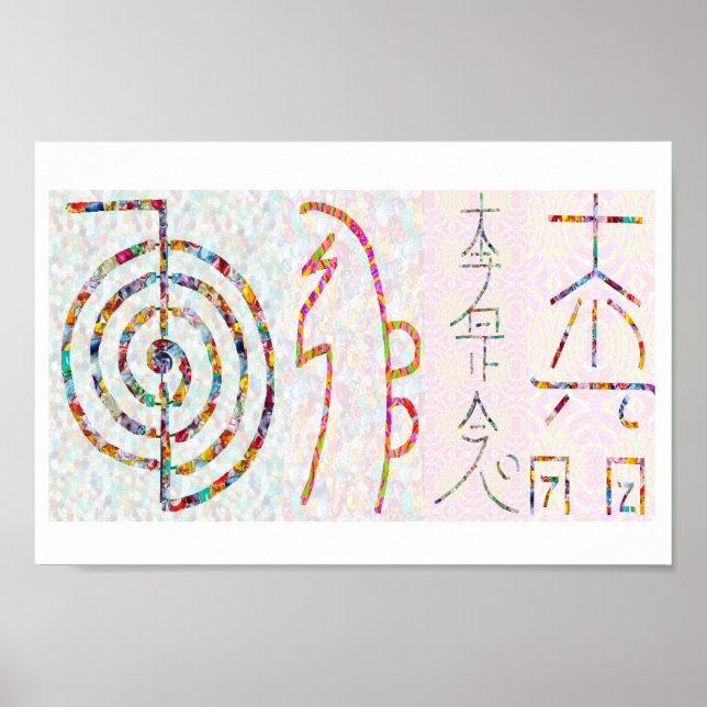 Póster SYMBOL ART 2014 - Maestría de Reiki (Frente)
