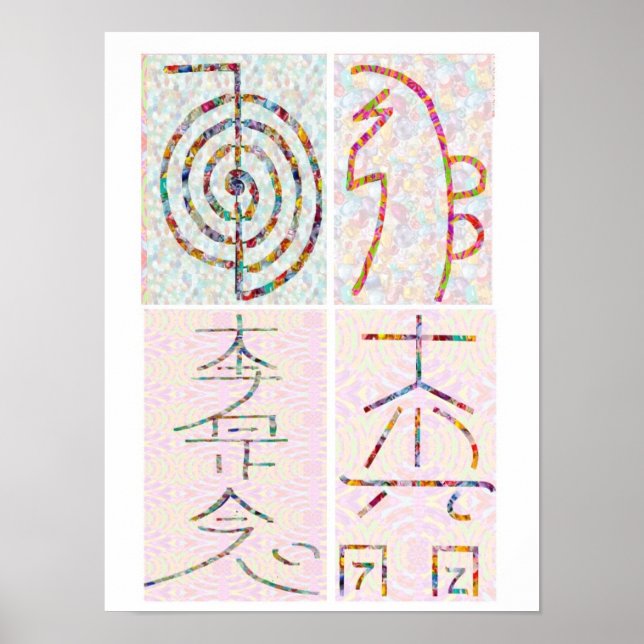 Póster SYMBOL ART 2014 - Maestría de Reiki (Frente)