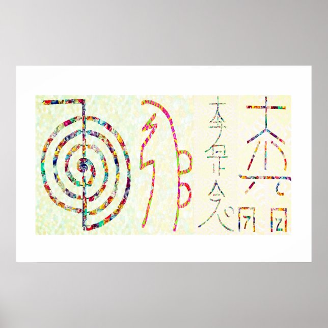 Póster SYMBOL ART 2014 - Maestría de Reiki (Frente)