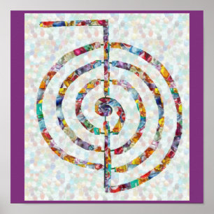 Póster SYMBOL ART 2014 - Práctica Maestra de Reiki
