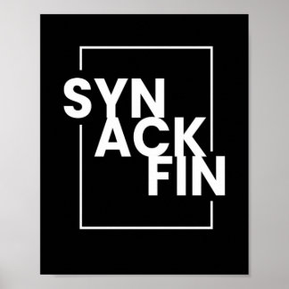 Póster SYN ACK FIN IT Hacker Code
