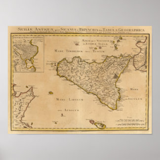 Póster Syracuse and Italy